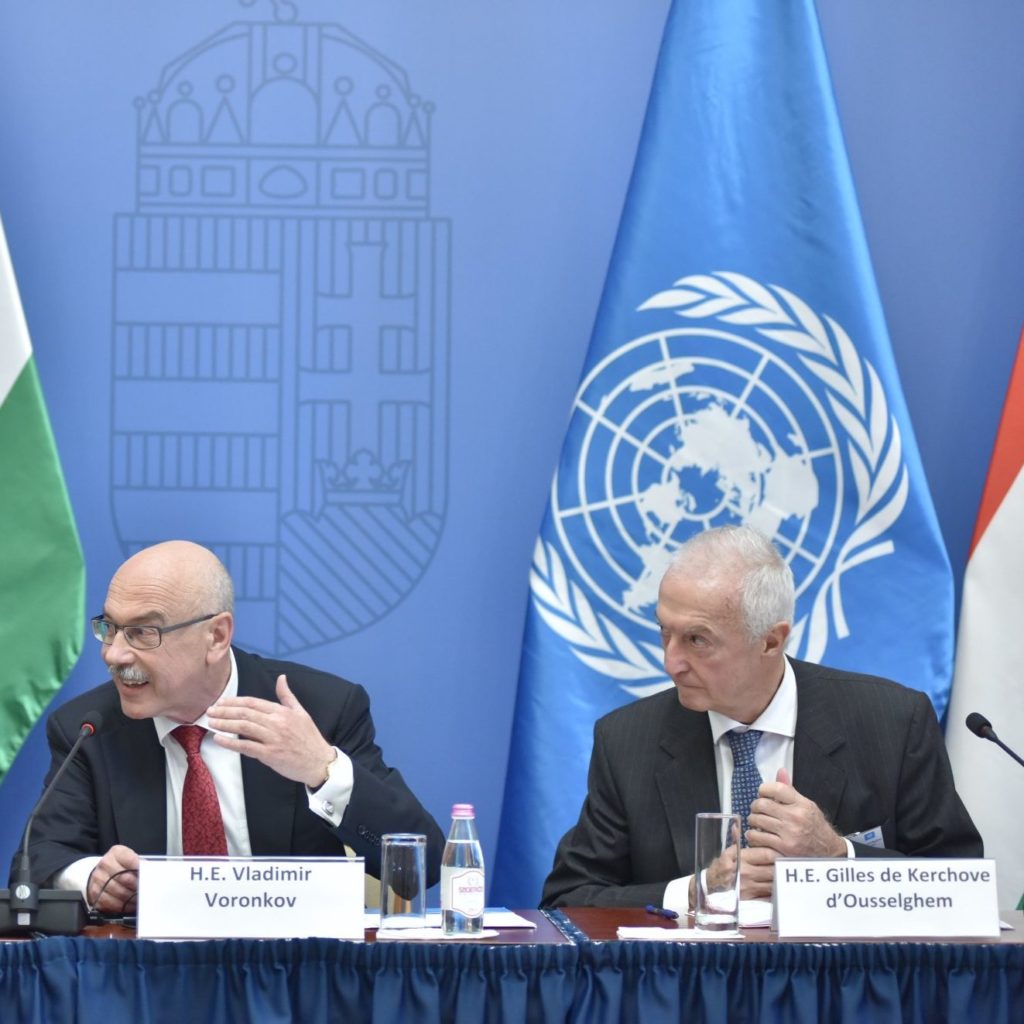 Teilnahme an UN High-level Regional Conference on Counter-Terrorism, Budapest